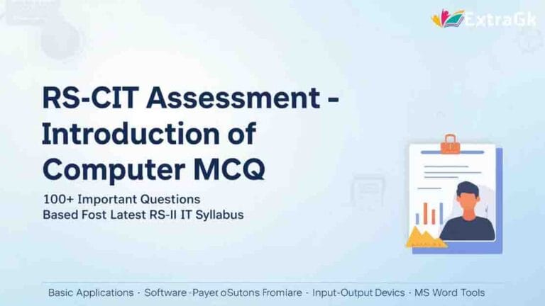 Pyq For Rscit RS-CIT Assessment 1 - Introduction of Computer - extragk.com